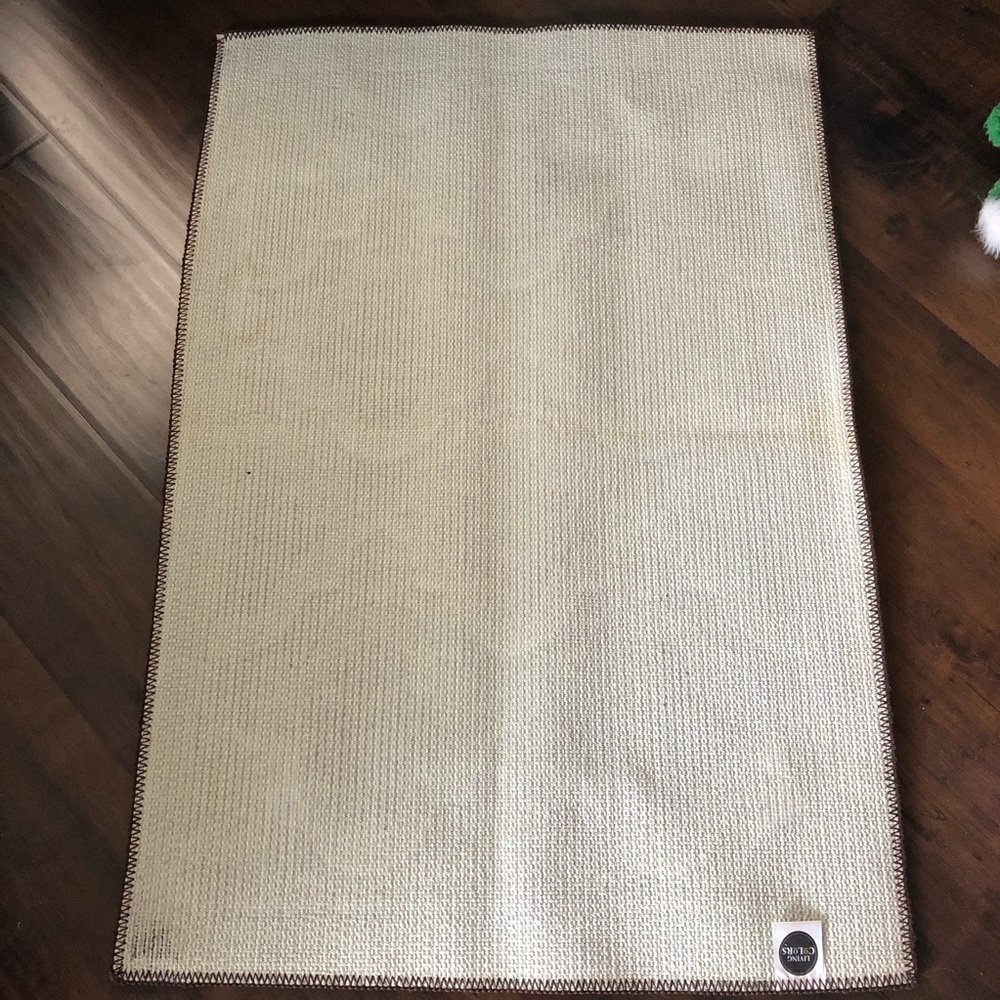 Brown & Blue Throw Rug - Picture 3 of 7